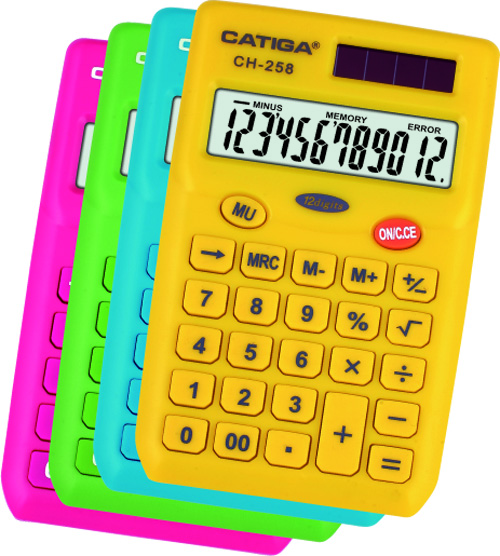 12 Digits handheld Calculator