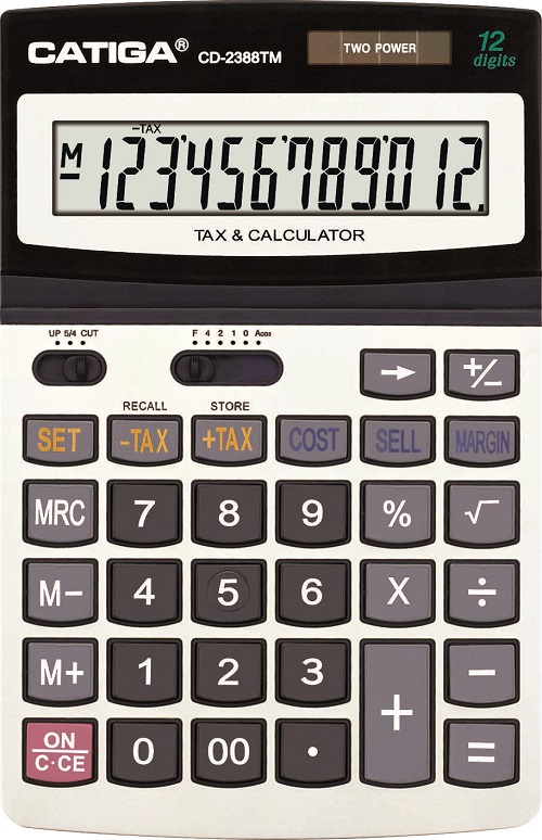 12 Digits Cost/Sell/Margin Calculator