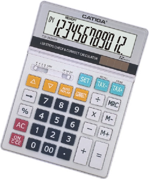 12 Digits Check & Correct Calculator