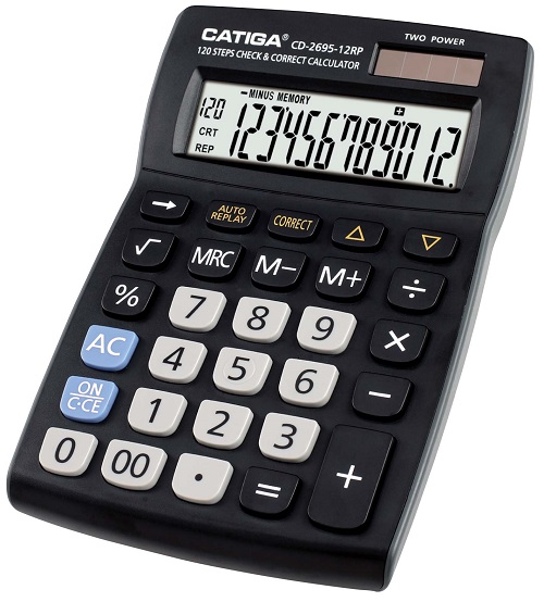 12 Digits Check & Correct Calculator