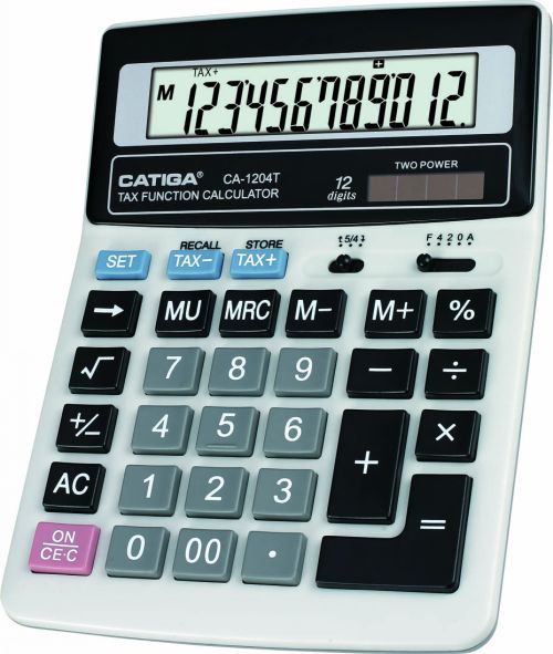 12 Digits Tax Function Calculator