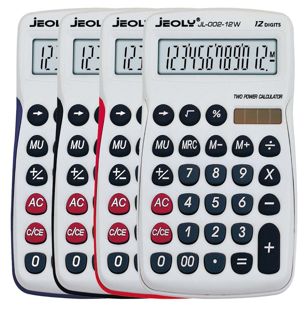 12 Digits Handheld Calculator